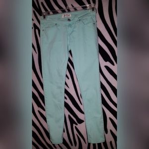 Skinny Jeans Mint Green